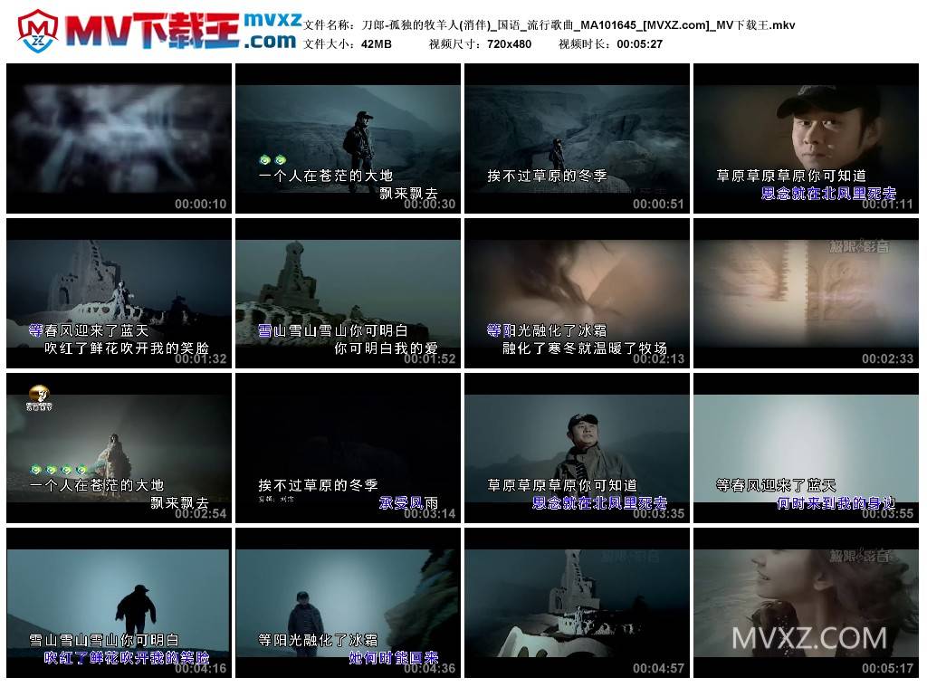 刀郎-孤独的牧羊人(消伴)_国语_流行歌曲_MA101645